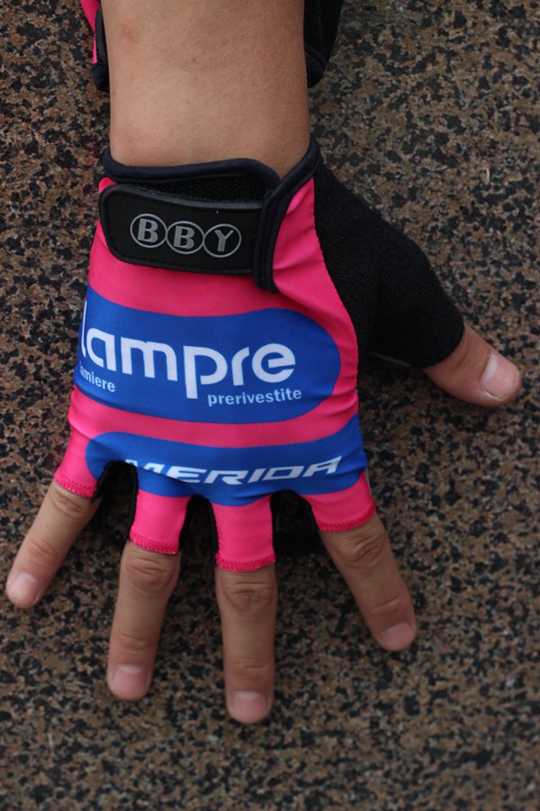 2014 Lampre Guanto Ciclismo Rosso